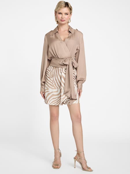 Dorian Wrap Blouse