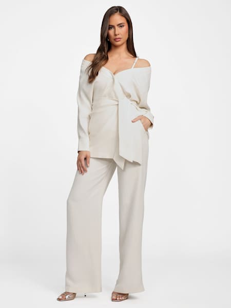 Eco Greta Linen-Blend Wrap Tunic