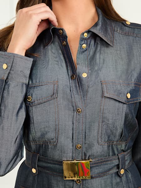 Eco Carla Safari Denim Dress