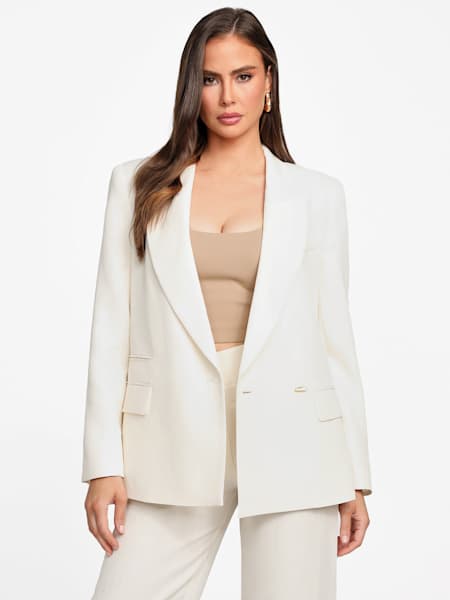 Eco Greta Linen-Blend Blazer