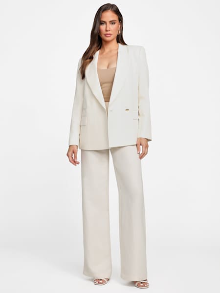 Eco Greta Linen-Blend Blazer