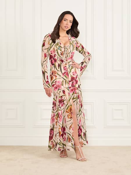 Iris Printed Maxi Dress