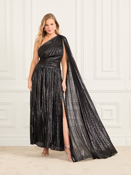 Stephany Pleated Gown