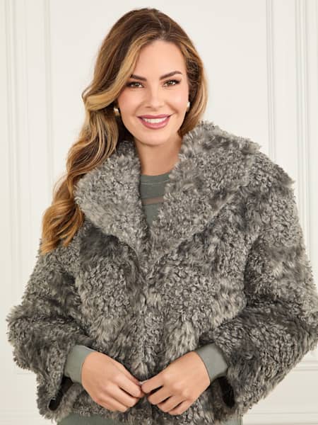 Margot Longline Faux-Fur Coat
