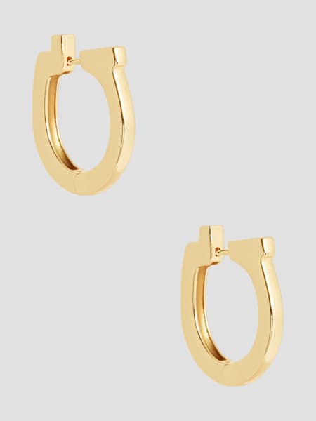 Gold-Tone G Hoop Earrings