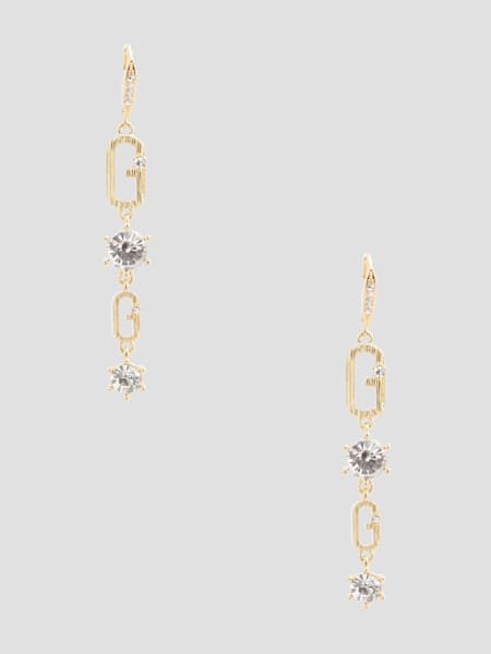 Gold-Tone Signature G Drop Earrings