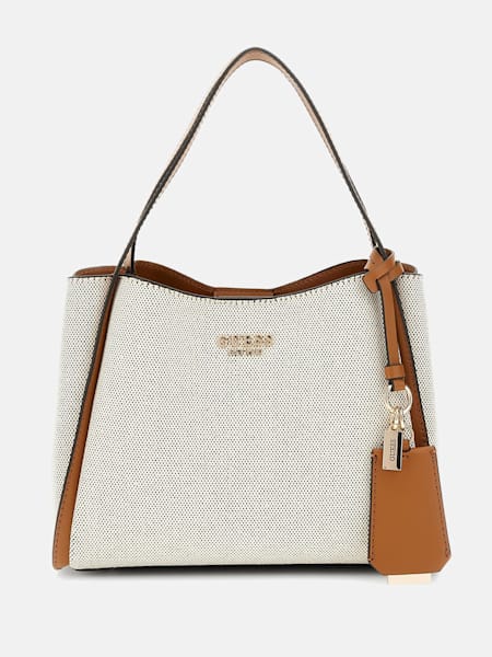 Nicolette Canvas Large Bucket Bag