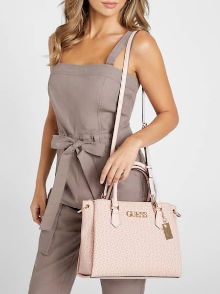 Zakaria Embossed Logo Satchel