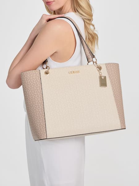 Zakaria Embossed Logo Tote