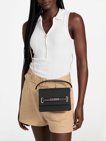 Deerfield Jacquard Logo Mini Crossbody