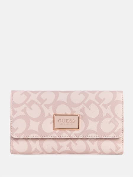Portefeuille à pochette mince à logo Abree