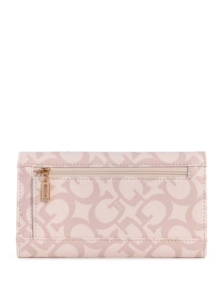 Portefeuille à pochette mince à logo Abree