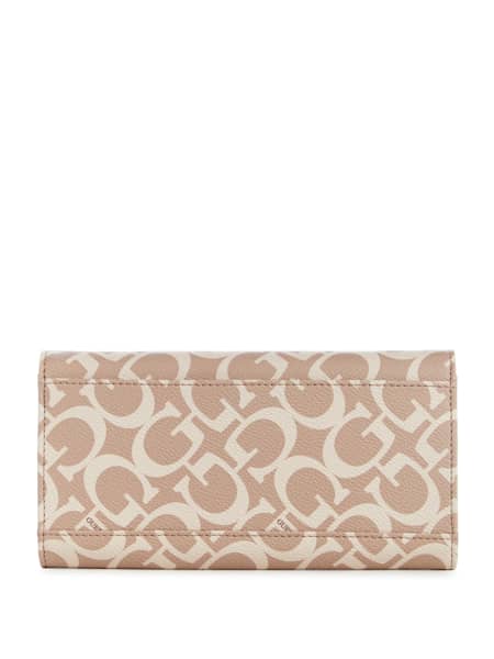 Portefeuille à pochette multifonctions à logo Abree
