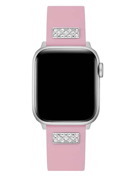 Rhinestone Pink Silicone 38-41 mm Band for Apple Watch®