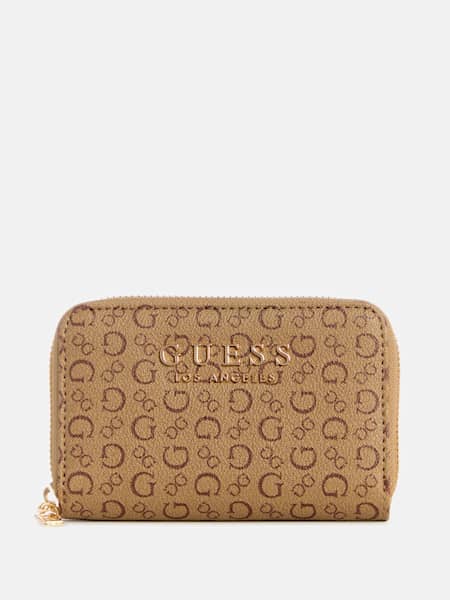 Saffron Small Logo Zip Wallet