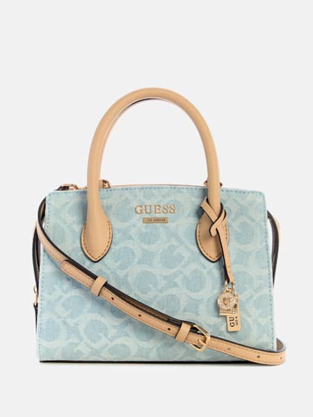 Beryln Denim Logo Satchel