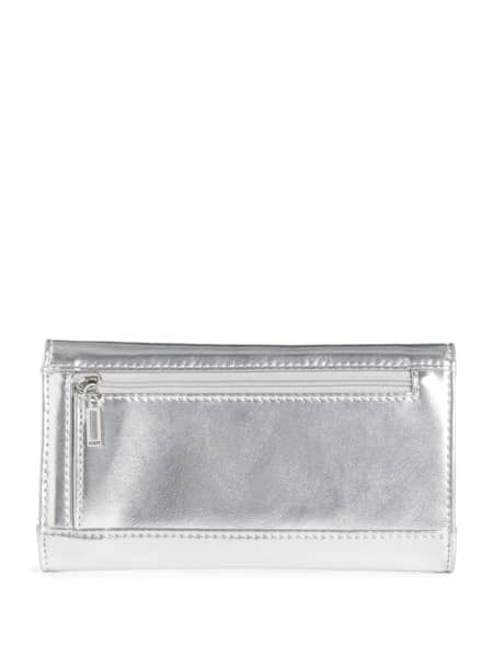 Abree Metallic Slim Clutch Wallet