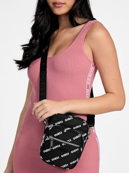 Multi-Zip Crossbody Bag