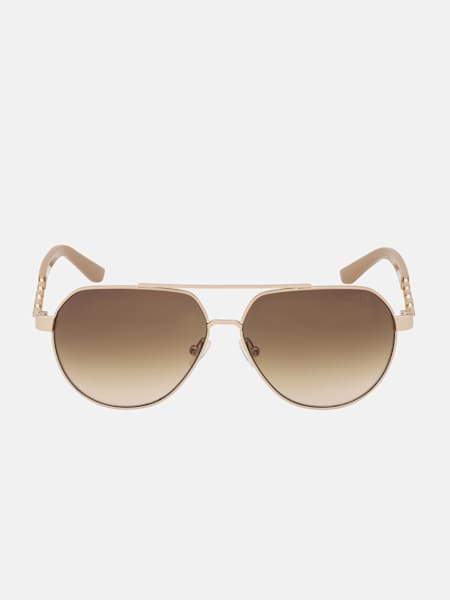Metal Aviator Sunglasses