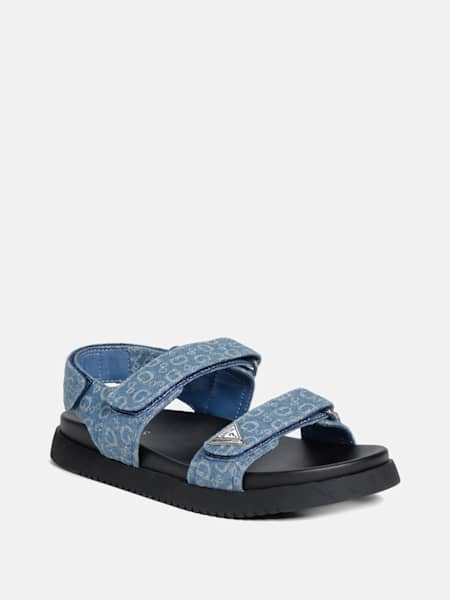 Jimmee Denim Strap Sandals