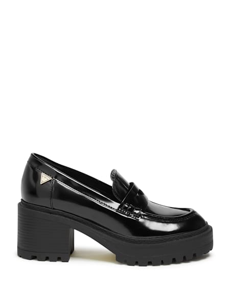 Lifts Block Heel Penny Loafers