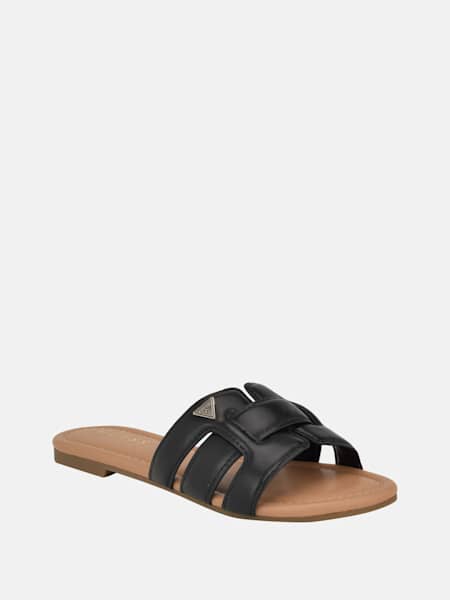 Lolas Woven Slide Sandals