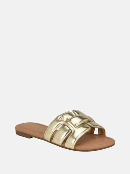 Lolas Woven Slide Sandals