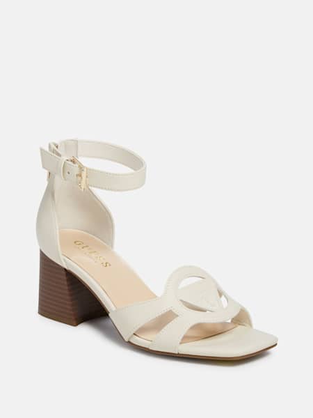 Malorie Logo Cutout Sandals