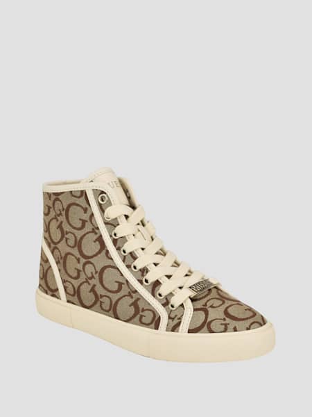 Masons Canvas High-Top Sneakers