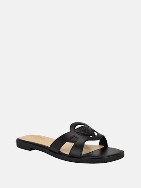 Mazzie Cutout GUESS Slide Sandals