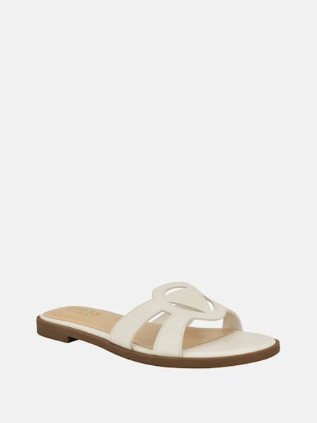 Mazzie Cutout GUESS Slide Sandals
