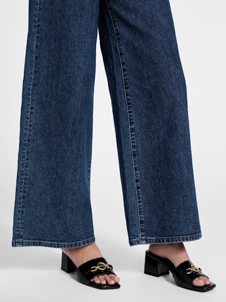 Oney Circle Logo Block Heels