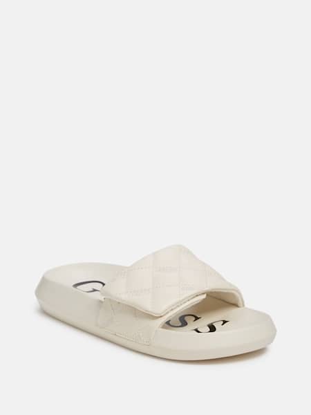 Pearlin Quilted Pool Slides