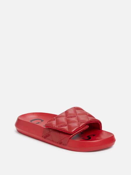 Pearlin Quilted Pool Slides