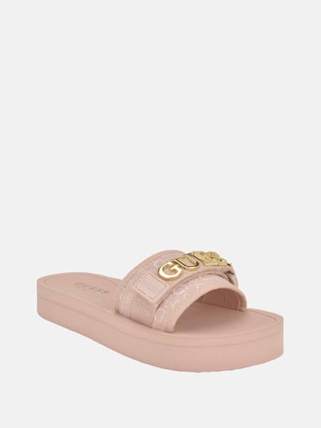 Peers Logo Slide Sandals