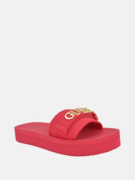 Peers Logo Slide Sandals