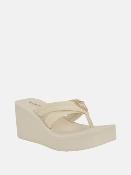 Sarlow Logo Platform Sandals