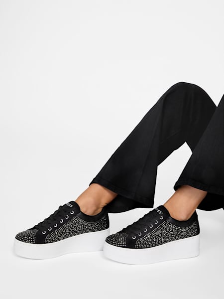 Sonly Rhinestone Platform Sneakers