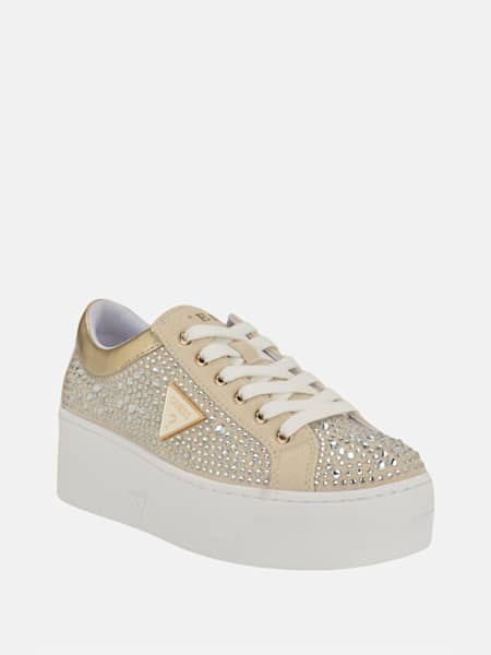 Sonly Rhinestone Platform Sneakers