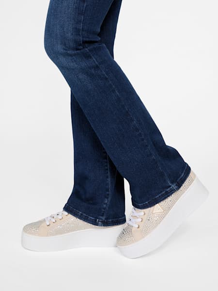 Sonly Rhinestone Platform Sneakers