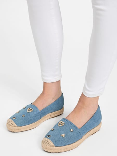 Utmost Denim Charm Espadrille Flats