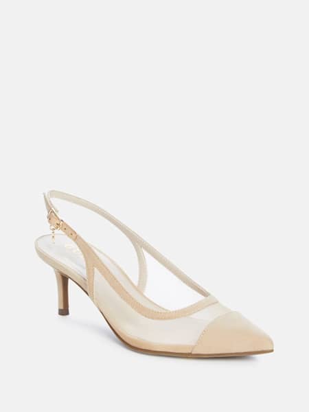 Zoeyy Slingback Kitten Heels