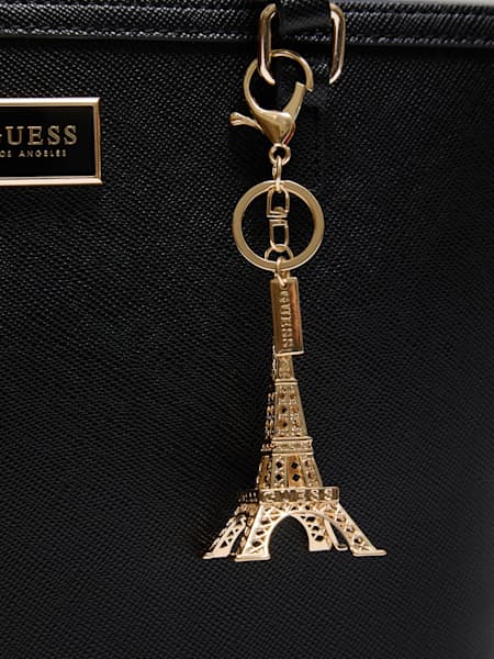 Rhinestone Fox Bag Charm