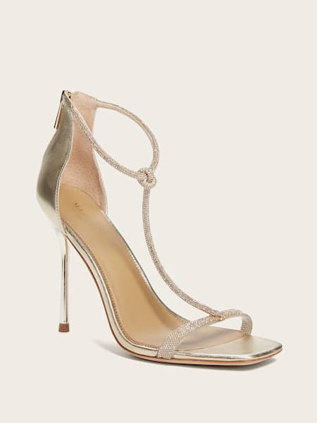 Olivia Embellished Leather Sandal