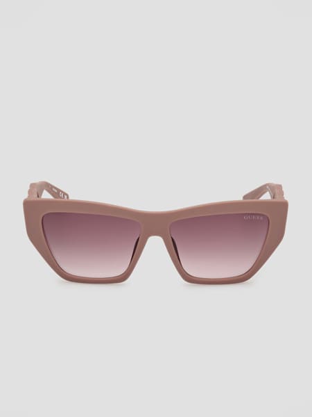Cat-Eye Chain-Link Sunglasses