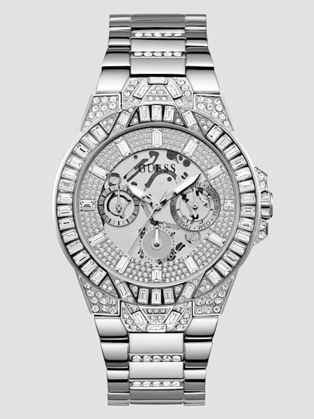 Dynasty Silver-Tone Multifunction Watch