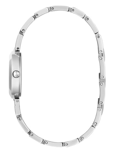 Silver-Tone G Logo Analog Watch
