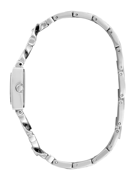 Silver-Tone Chain-Link Analog Watch