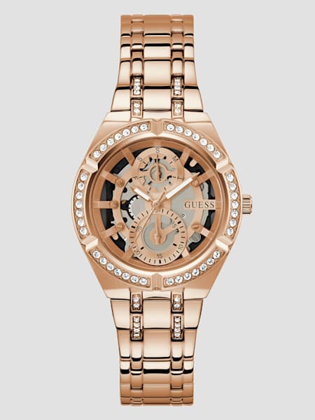 Allara Multifunction Rose Gold-Tone Watch