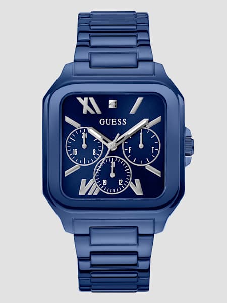 Multi-Tone Square Multifunction Watch